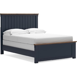 image:imageSignature Design by Ashley Kids Full Wood Panel Bed Frame Blue amp BrownFull