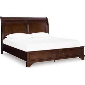 image:imageSignature Design by Ashley King Sleigh Storage Bed Frame BrownKing