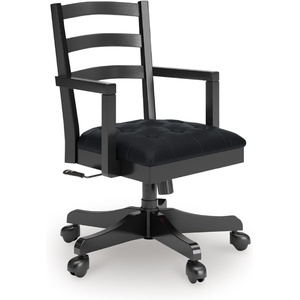 image:imageSignature Design by Ashley Robbinsdale Home Office Desk Chair FarmhouseBlack