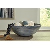 image:imageSignature Design by Ashley 1Piece Terra Cotta Decorative Bowl Blue