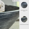 image:imageSignature Design by Ashley 1Piece Terra Cotta Decorative Bowl Blue