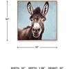 image:imageSignature Design by Ashley Animal Canvas Wall Art Framed Donkey