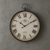 image:imageSignature Design by Ashley Augustina Traditional Round Metal Wall Clock 31 x 37 in Black