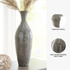 image:imageSignature Design by Ashley Brockwich Traditional 20 Inch HighGloss Vase Gray