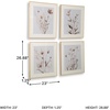 image:imageSignature Design by Ashley Chettings Cottage Framed Floral Wall Art 23 x 27 Inches Set of 4 Gray amp Pink