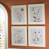 image:imageSignature Design by Ashley Chettings Cottage Framed Floral Wall Art 23 x 27 Inches Set of 4 Gray amp Pink