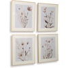 image:imageSignature Design by Ashley Chettings Cottage Framed Floral Wall Art 23 x 27 Inches Set of 4 Gray amp Pink