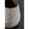 image:imageSignature Design by Ashley Claymount Casual Indoor Abstract Paper Composite Tabletop Vase with Wide Mouth White amp Light Brown 10 W x 10 D x 95 HLight Brown