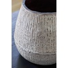 image:imageSignature Design by Ashley Claymount Casual Indoor Abstract Paper Composite Tabletop Vase with Wide Mouth White amp Light Brown 10 W x 10 D x 95 HLight Brown