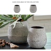 image:imageSignature Design by Ashley Claymount Casual Indoor Abstract Paper Composite Tabletop Vase with Wide Mouth White amp Light Brown 10 W x 10 D x 95 HLight Brown
