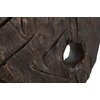 image:imageSignature Design by Ashley Dashburn Casual Antiqued Wood and Metal 12 Sculpture White amp BlackDark Brown  Black