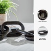 image:imageSignature Design by Ashley Decorative Black Wood Knot Chain Link SculptureDistressed Black