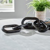image:imageSignature Design by Ashley Decorative Black Wood Knot Chain Link SculptureDistressed Black