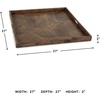 image:imageSignature Design by Ashley Heddford Large Square Wood Ottoman Tray