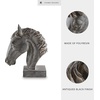image:imageSignature Design by Ashley Horse Head Sculpture Bust Antiqued Black