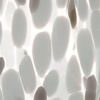 image:imageSignature Design by Ashley Keelton Casual Indoor Watertight Abstract Patterned Glass Vase White amp Dark Brown