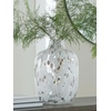 image:imageSignature Design by Ashley Keelton Vase Blown Glass Vase with Neutral Multicolor Finish Watertight Accent for Fresh Florals 938 W x 938 D x 1375 H
