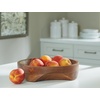 image:imageSignature Design by Ashley Myrtewood Classic Indoor Round Wood Bowl Light Brown