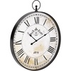 image:imageSignature Design by Ashley Augustina Traditional Round Metal Wall Clock 31 x 37 in Black