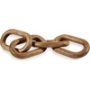 image:imageSignature Design by Ashley Decorative Black Wood Knot Chain Link SculptureLight Brown