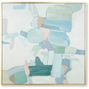 image:imageSignature Design by Ashley Wynburn Hand Painted Abstract Wall Art 48 x 48 Inches Blue amp White