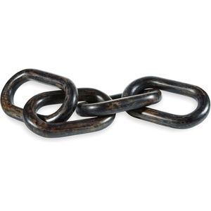image:imageSignature Design by Ashley Decorative Black Wood Knot Chain Link SculptureDistressed Black