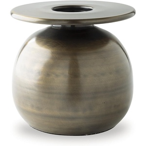 image:imageSignature Design by Ashley Fedorleigh Metal Bud Vase Antique Brass