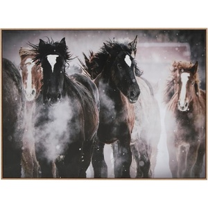 image:imageSignature Design by Ashley Framed Horse Painting Canvas Wall Art 48x36