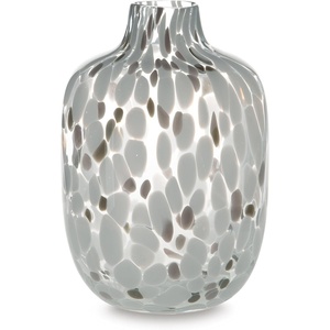 image:imageSignature Design by Ashley Keelton Vase Blown Glass Vase with Neutral Multicolor Finish Watertight Accent for Fresh Florals 938 W x 938 D x 1375 H