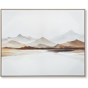 image:imageSignature Design by Ashley Large Framed Neutral Landscape Wall Art